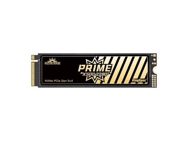 KingSpec ONEBOOM X500 1TB M.2 2280 PCIe 5.0 x4 NVMe 2.0 3D NAND Internal Solid State Drive, Seq. Read Speeds Up to 14,000MB/s, for Gaming, Video Editing and Heavy-Duty Workstations (X500-1TB-2280)