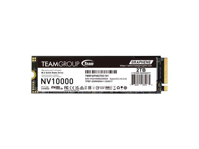 TEAMGROUP NV10000 2TB Gen5 PCIe 2280 NVMe Internal SSD-TM8FGP002T0C101