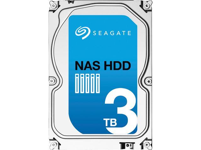 Seagate NAS HDD ST3000VN000 3TB 64MB Cache SATA 6.0Gb/s 3.5" NAS HDD Bare Drive