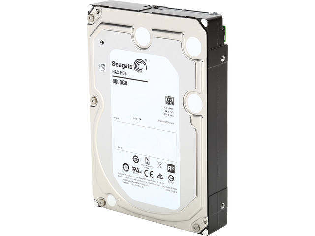 Seagate NAS HDD ST8000VN0002 8TB 256MB Cache SATA 6.0Gb/s 3.5" Internal Hard Drive Bare Drive