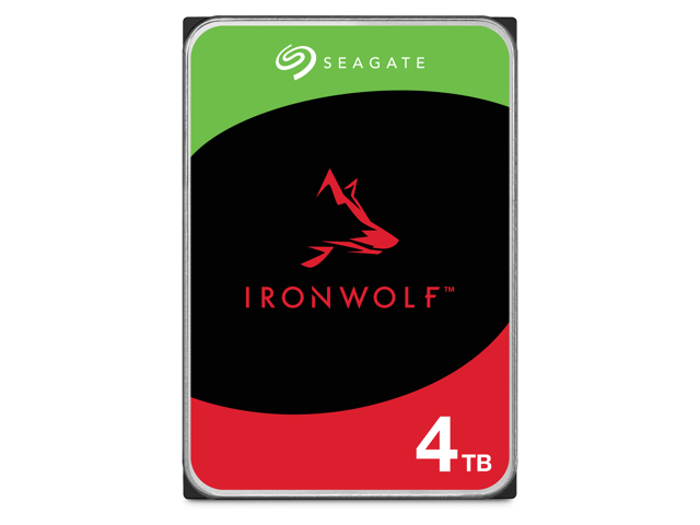 Seagate IronWolf 4TB NAS Hard Drive 5900 RPM 64MB Cache SATA 6.0Gb/s CMR 3.5" Internal HDD for RAID Network Attached Storage ST4000VN008