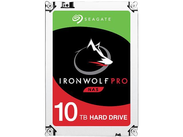 Seagate IronWolf Pro 10TB NAS Hard Drive 7200 RPM 256MB Cache SATA 6.0Gb/s 3.5" Internal Hard Drive ST10000NE0004