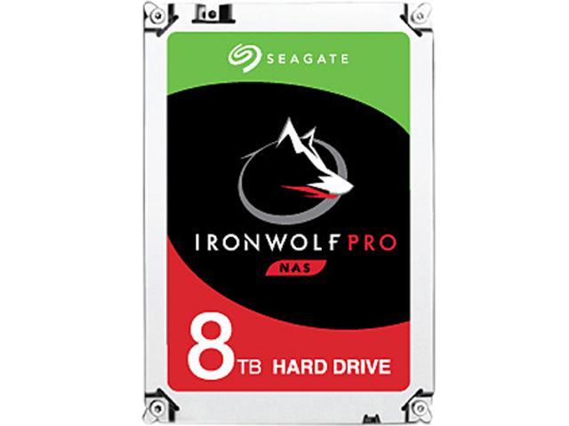 Seagate IronWolf Pro 8TB NAS Hard Drive 7200 RPM 256MB Cache SATA 6.0Gb/s 3.5" Internal Hard Drive ST8000NE0004