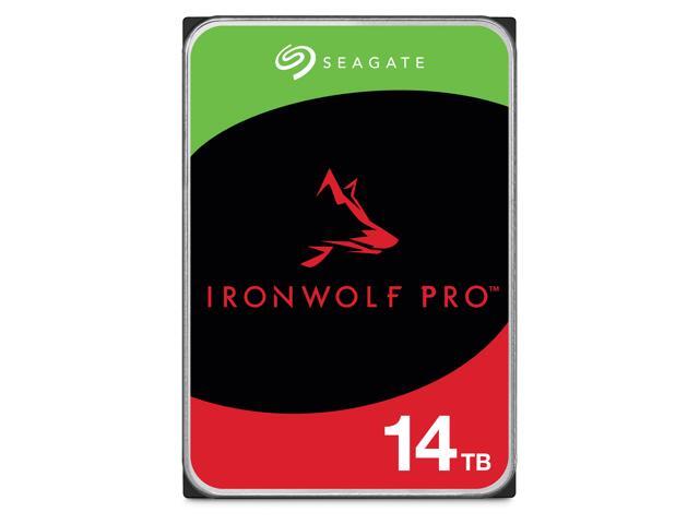 Seagate IronWolf Pro 14TB NAS Hard Drive 7200 RPM 256MB Cache CMR SATA 6.0Gb/s 3.5" Internal HDD ST14000NE0008