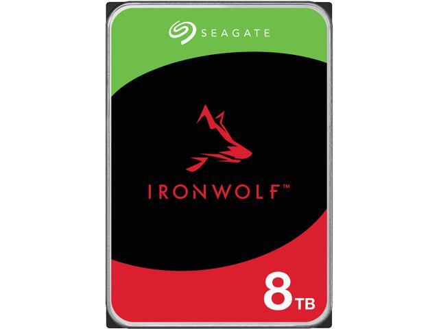 Seagate IronWolf 8TB NAS Hard Drive 7200 RPM 256MB Cache SATA 6.0Gb/s CMR 3.5" Internal HDD for RAID Network Attached Storage - ST8000VN004