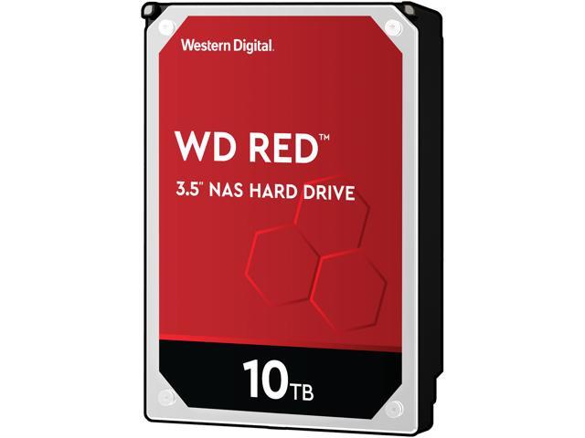 WD Red WD100EFAX 10TB 5400 RPM 256MB Cache SATA 6.0Gb/s 3.5" NAS Hard Drive Bare Drive