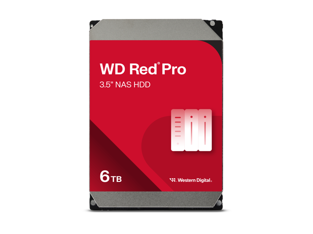 Photo 1 of WD Red Pro 6TB 7200 RPM 256MB Cache SATA 6.0Gb/s 3.5" Hard Drives