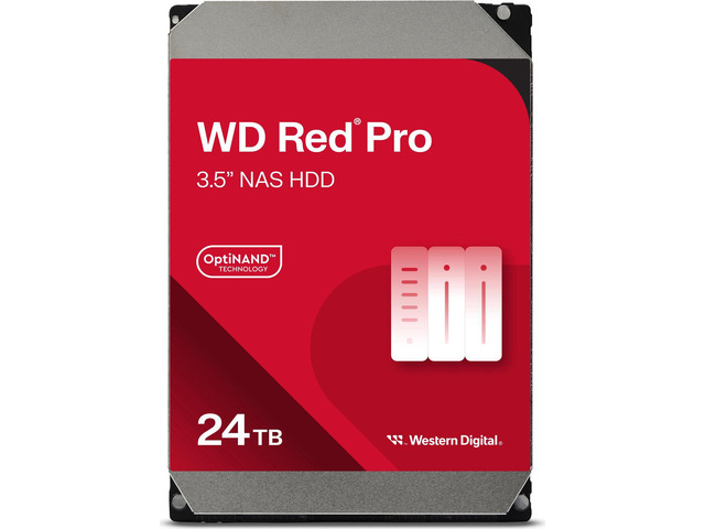 WD Red Pro 24TB 7200 RPM 512MB Cache SATA 6.0Gb/s 3.5" HD OEM -WD241KFGX