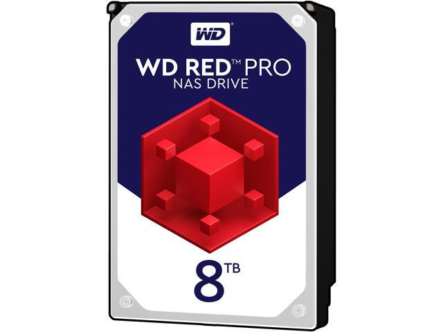 WD Red Pro WD8001FFWX 8TB 7200 RPM 128MB Cache SATA 6.0Gb/s 3.5" Hard Drive Bare Drive