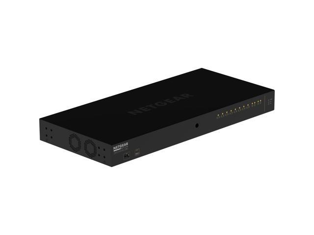 Netgear AV Line M4250-10G2F-PoE+ 8x1G PoE+ 125W 2x1G and 2xSFP Managed Switch, GSM4212P-100NAS