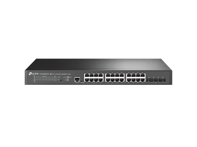 TP-Link TL-SG3428XPP-M2 JetStream 24-Port 2.5GBASE-T and 4-Port 10GE SFP+ L2+ Managed Switch with 16-Port PoE+ & 8-Port PoE++
