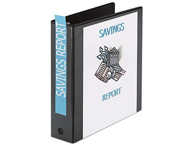 Photo 1 of Avery Economy Vinyl Round Ring View Binder, 2" Capacity, Black