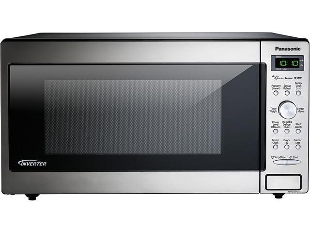 Panasonic 1 6 Cu Ft Built In Countertop Microwave Oven With
