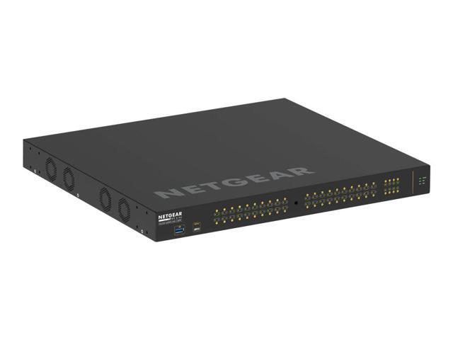 NETGEAR 40x1G PoE+ 960W and 8xSFP+ Managed Switch | AV Line M4250-40G8XF-PoE+, GSM4248PX