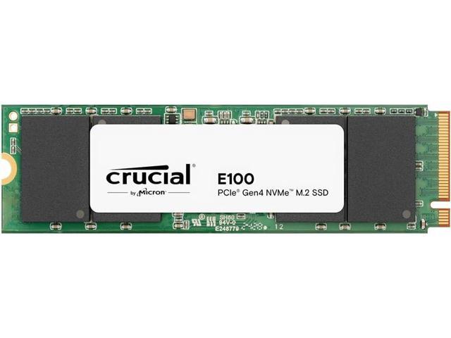 Crucial E100 480GB PCIe 4.0 Gen4 2280 NVMe M.2 Internal SSD CT480E100SSD8