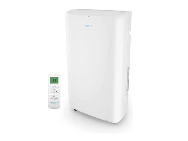 Photo 1 of SereneLife - 14,000 BTU Portable Air Conditioner, Built-in Dehumidifier, Remote Control, Window Mount Kit (SLPAC14)