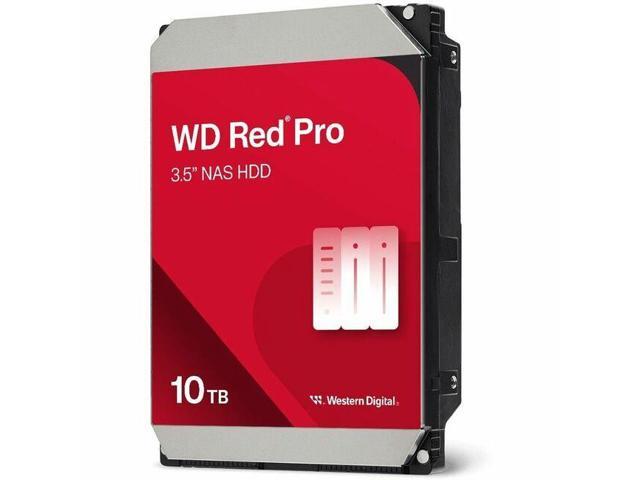 WD Red Pro 10TB NAS Internal Hard Drive HDD - 7200 RPM, SATA 6 Gb/s, CMR, 512 MB Cache, 3.5" - WD103KFBX