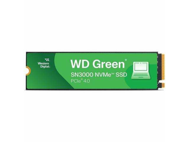 Western Digital Green SN3000 WDS100T4G0E-00CPS0 1 TB Solid State Drive - M.2 2280 Internal - PCI Express NVMe 4.0 x4 - Notebook, Desktop PC, Computer Device Supported