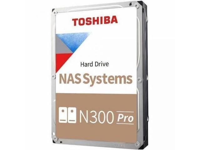 Toshiba N300 Pro 8 TB Hard Drive - 3.5" Internal - SATA (SATA/600) - NAS Device Supported - 7200rpm - 300 TB TBW - 281 MB/s Maximum Read Transfer Rate