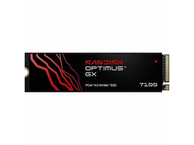 SanDisk Optimus GX 7100 M.2 2280-S3-M 2TB PCI-Express 4.0 x4 3D NAND TLC Internal Solid State Drive (SSD) SDSP71200TAN-000E0
