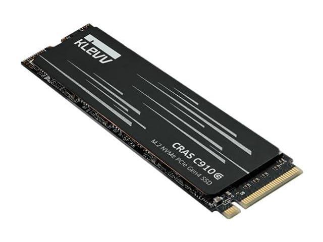 KLEVV K02TBM2SP0-10G CRAS C910G SSD 2TB, M.2 NVMe 2280, PCIe Gen4x4 Solid state Drive with Heatsink, Up to 5200MB/s
