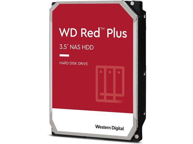 WD Red Plus 3TB NAS Hard Disk Drive - 5400 RPM Class SATA 6Gb/s, CMR, 256MB Cache, 3.5 Inch - WD30EFPX