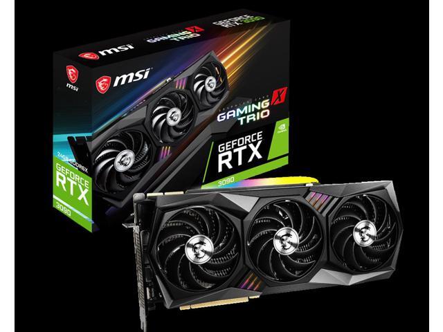 MSI NVIDIA GeForce RTX 3090 Gaming X TRIO 24GB GDDR6X Graphics Card
