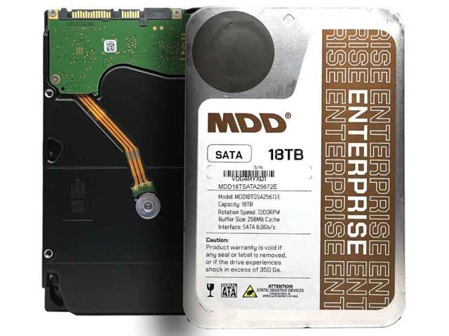 MDD MDD18TSATA25672E18TB 7200 RPM 256MB Cache SATA 6.0Gb/s 3.5" Internal Enterprise Hard Drive