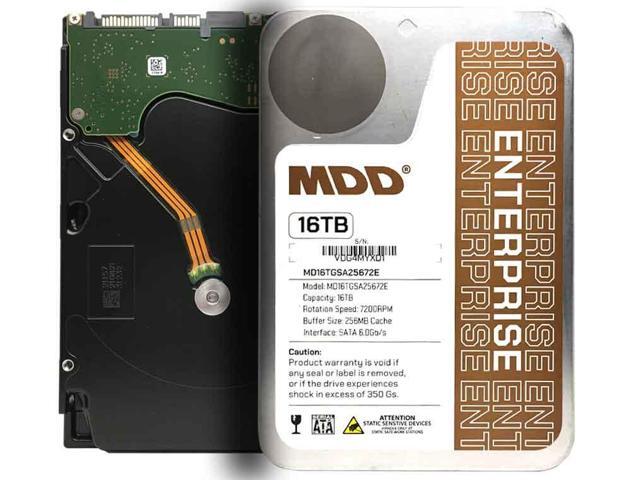 MDD (MDD16TSATA25672E) 16TB 7200 RPM 256MB Cache SATA 6.0Gb/s 3.5'' Internal Enterprise Hard Drive - 5 Years Warranty