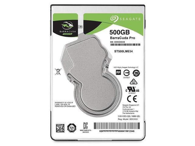 Seagate 500GB Barracuda Pro SATA 6Gb/s 128MB Cache 2.5-Inch Internal Hard Drive (ST500LM034)