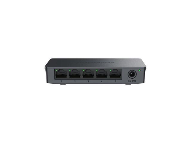 GWN7700 | 5-Port Gigabit Ethernet Unmanaged Network Switch | Plug & Play | Desktop/Wall-Mount | Plastic Case