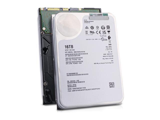 Seagate/HP Exos X16 ST16000NM010G 16TB 7.2K RPM SAS 12Gb/s 512e 256MB 3.5in Enterprise Hard Drive