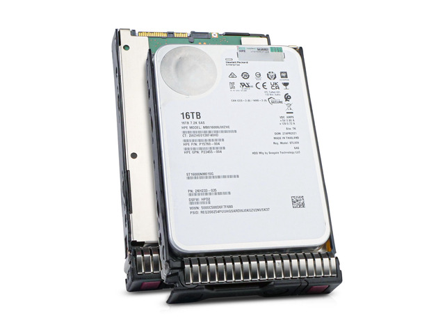 Seagate/HP Generation 8 MB016000JWZHE P15760-004 16TB 7.2K RPM SAS 12Gb/s 512e 256MB 3.5in Enterprise Hard Drive