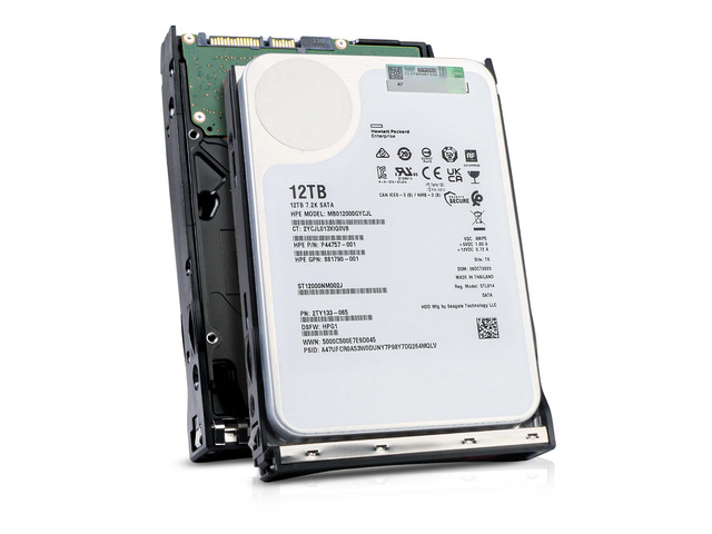 Seagate/HP Generation 11 MB012000GYCJL P44757-001 12TB 7.2K RPM SATA 6Gb/s 512e 256MB 3.5in Enterprise Hard Drive