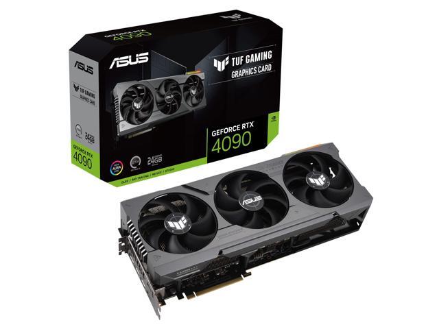 ASUS TUF Gaming GeForce RTX 4090 24GB OC Edition Gaming Graphics Card (DLSS 3, PCIe 4.0, 24GB GDDR6X, HDMI 2.1a, DisplayPort 1.4a, TUF-RTX4090-O24G-GAMING)
