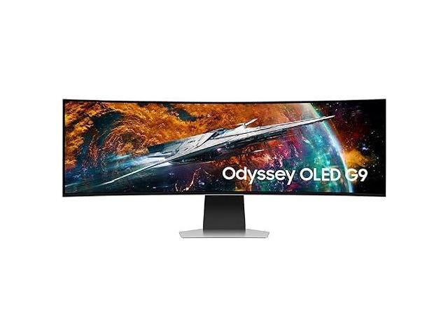 Photo 1 of SAMSUNG 49" Odyssey OLED G9 Curved Gaming Monitor 240Hz - Black
