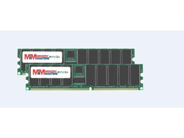 MemoryMasters Crucial 2 GB Kit (2 x 1GB) DDR PC3200 UNBUFFERED NON-ECC 184-PIN DIMM
