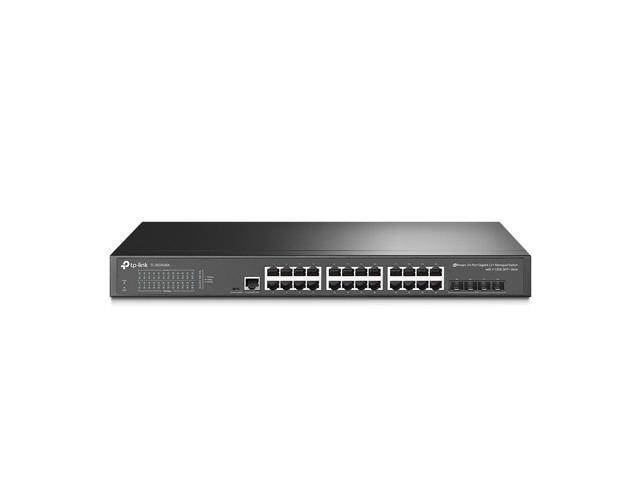 TP-Link JetStream TL-SG3428X V1.6 - Switch - Managed - 24 x 10/100/1000 + 4 x 10 Gigabit SFP+ - rack-mountable