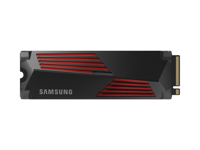 SAMSUNG 990 PRO with Heatsink Gaming Package 1TB NVMe M.2 2280 Internal Solid State Drive (SSD), PCIe 4.0 x4, 7,450MB/s Read, 6,900MB/s Write, PS5 Compatible - MZ-V9P1T0GW