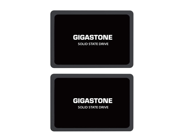 Gigastone 2-Pack 1TB SSD SATA III 6Gb/s. 3D NAND 2.5" Internal Solid State Drive, Read up to 520MB/s. Compatible with PC, Desktop and Laptop, 2.5 inch 7mm (0.28)