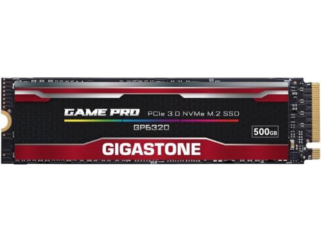 GIGASTONE M.2 SSD 500GB PCIe 3.0 NVMe SSD Internal Gaming Solid State Hard Drives Upgrade PC Laptop Storage High Speed Response for Gamers Graphic Design Creators IT Pros PCIe Gen3x4 up to 2,100MB/s