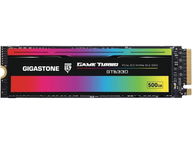 GIGASTONE M.2 SSD 500GB PCIe 3.0 NVMe SSD Internal Gaming Solid State Hard Drives Upgrade PC Laptop Storage High Speed Response for Gamers Graphic Design Creators IT Pros PCIe Gen3x4 up to 3,000MB/s