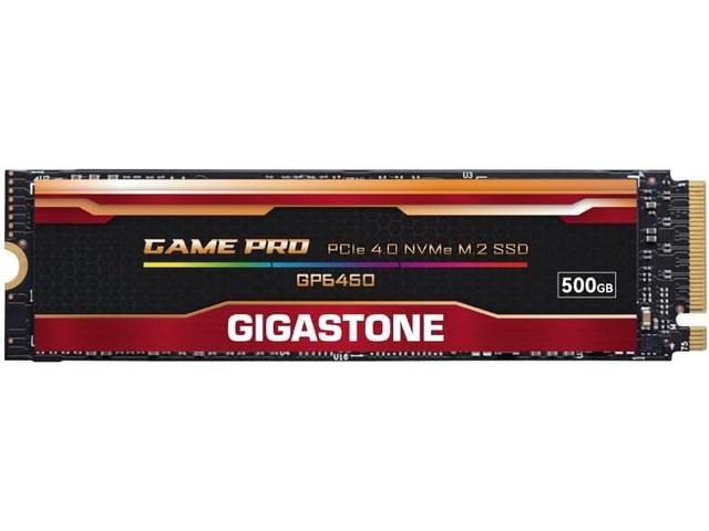GIGASTONE M.2 SSD 500GB PCIe 4.0 NVMe SSD Internal Gaming Solid State Hard Drive Upgrade PC Laptop PS5 Storage Turbo Speed Response for Gamers 3D Rendering 4K 8K Video Editing Creators up to 5,000MB/s