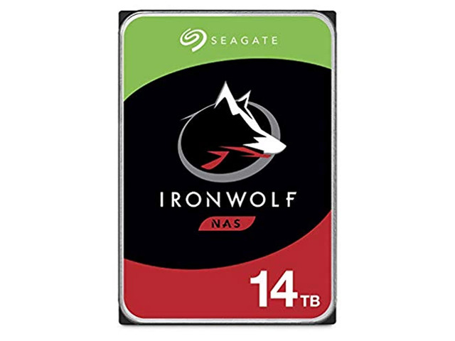 Seagate IronWolf 14TB NAS Internal Hard Drive HDD - CMR 3.5 Inch SATA 256MB Cache for RAID Network Attached Storage - Frustration Free Packaging (ST14000VN0008) (ST14000VNZ008)