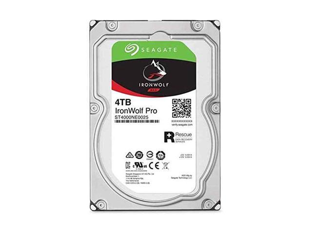 Seagate IronWolf Pro ST4000NE001 4 TB Hard Drive - 3.5" Internal - SATA (SATA/600) (ST4000NE001)