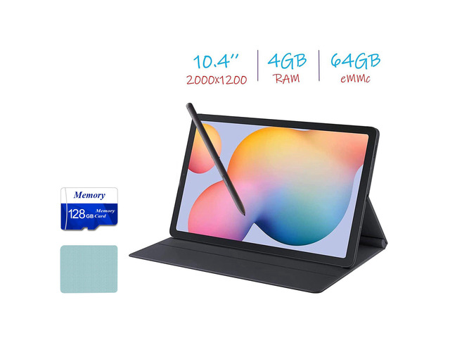 View 1 of ** turns on, but the account is locked**
Refurbished Excellent - Galaxy Tab S6 Lite 10.4" Tablet, 64GB Memory with Bonus Samsung Book Cover, S Pen - Black