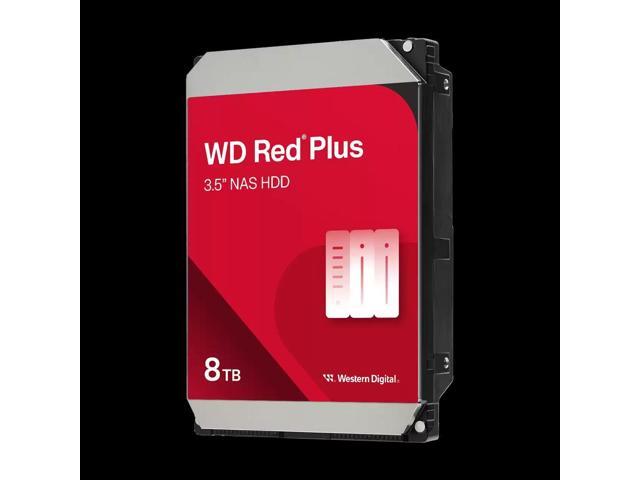 WD Red Plus 8TB 5640 RPM 256MB Cache SATA 6.0Gb/s 3.5" Hard Drives --WD60EFPX