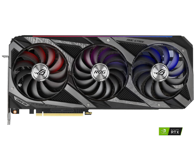 ASUS ROG Strix GeForce RTX 3090 24GB GDDR6X PCI Express 4.0 SLI Support Video Card ROG-STRIX-RTX3090-O24G-GAMING