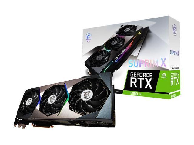 MSI Suprim GeForce RTX 3090 Ti 24GB GDDR6X PCI Express 4.0 SLI Support ATX Video Card RTX 3090 TI SUPRIM X 24G