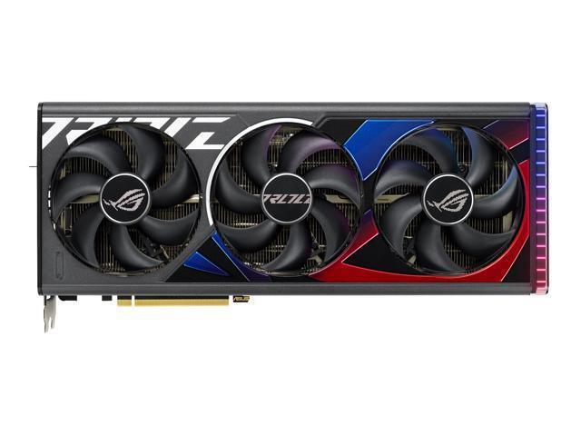 ASUS ROG NVIDIA GeForce RTX 4090 OC Edition Video Card (PCIe 4.0, 24GB GDDR6X, HDMI 2.1, DisplayPort 1.4a, GPU Tweak) ROG-STRIX-RTX4090-O24G-GAMING